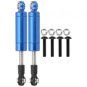 2Pcs RC 72mm Aluminum Springless Shock Absorber Damper for TRAXXAS SLASH 2WD 1/10 RC CarBlue - Neuf