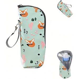 Kalanka-Sac Isotherme Pour Biberon,Sacs Thermiques Pour Biberon,Chauffe-Biberon Pour B&eacute;b&eacute;, Sac De Biberon Portable Hangable,Porte-Biberon, Biberon Voyage Isolation Sac, Poussette,Voyage En Plein Air - Neuf