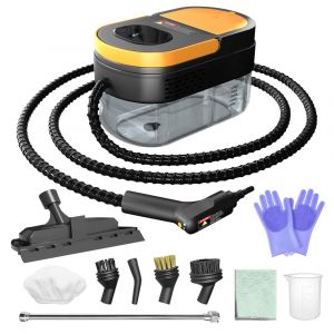 2500W Nettoyeur Vapeur &agrave; Main 1600ml - Chauffage de 15s - Haute Pression 3.0 Bar - Vaporisateur Portable avec 12 Accessoires - Neuf
