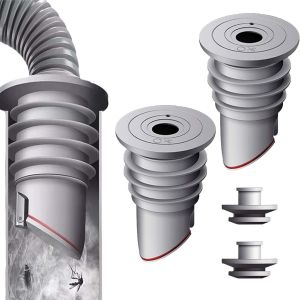 YEMAESRE-Lot De 2 Joints De Tuyau De Vidange Pour Machine À Laver, 45 À 50 Mm, Joint D'Étanchéité Anti-Refoulement Pour Évier De Cuisine - Neuf