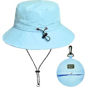 Bob Chapeau De Pêcheur Imperméable Femme Chapeau De Soleil Chapeaux De Seau Chapeau De Plage Chapeau De Pluie Pliable Chapeau Eté Extérieur Anti Uv.[Z780] - Neuf