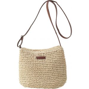 TIANYI-Sac &agrave; main en paille pour femme, sac de plage boh&egrave;me, grand sac de plage, sac en paille pour femme, sac &agrave; bandouli&egrave;re, sac en paille tiss&eacute; &agrave; la main, sac en raphia tress&eacute; pour voyage, plage - Neuf