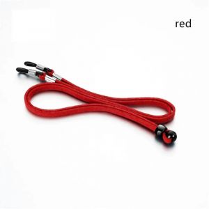 Lunettes De Soleil Coordonnantes Pour Hommes Et Femmes, Ficelle De Maintien, Masque Facial R&eacute;glable, Lani&egrave;re De Sport, Sangles De Cou Confortables, Lunettes De Lecture--Red - Neuf