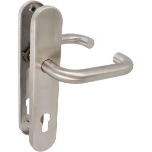 Poign&eacute;e en Inox 18/8 pour Porte et Fen&ecirc;tre Oscillo-Battante | Serrure Encastr&eacute;e pour Meuble | Boudin de Porte Automatique | Grille A&eacute;ration avec Moustiquaire, 3PXB85 - Neuf