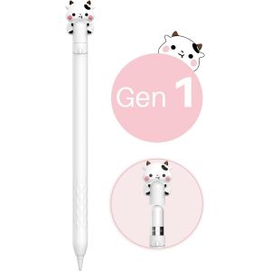 Vache Mignon Pencil Case Pour Pencil 1&Egrave;re G&eacute;n&eacute;ration Cas Silicone Housse De Protection Housse Skin Accessories (Blanc) - Neuf