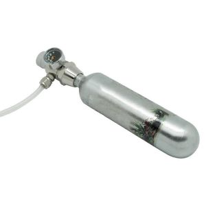 Manomètre régulateur de CO2 2000psi pour tube d'aspiration de 6mm 5/8-18UNF - Neuf