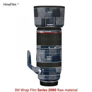 Peau personalisée pour peau Canon RF100-500 100500 Autocollant d'objectif pour Canon RF100-500mm F4.5-7.1,couverture enveloppante d'objectif RF 100-500 - Type Matte Jeans - Neuf