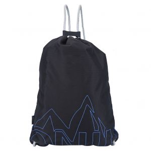 Sac A Dos Etanche Avec Cordon De Serrage Pour Randonnee, Voyage, Sports De Plein Air (Bleu Et Noir) - Neuf
