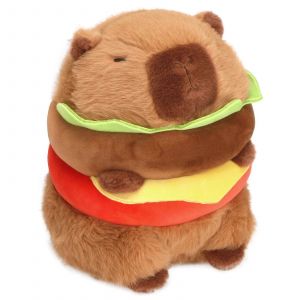 Mignon Hamburger Capybara jouets en Peluche, Jouets pour les Enfants de 9.5 Pouces - Neuf
