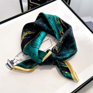 Foulard En Soie, Foulard Pour Femme, Foulard Carré Imprimé - Neuf