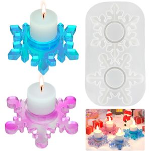 Moule En Silicone En Forme De Flocons De Neige De No&euml;l - Moule En Silicone - Flocons De Neige - Moule En R&eacute;sine &Eacute;poxy - Moule De No&euml;l - Moule En Silicone - D&eacute;coration De No&euml;l - Neuf