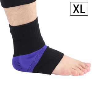 Bandage De Soutien Pour Entorse De Cheville, Attelle De Protection Tricotee Pour Le Sport, Le Basket-Ball Et Les Blessures (Xl) - Neuf