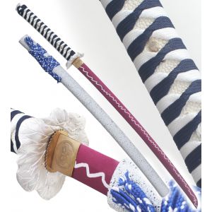 Danzan Katana Bois Red Thunder Sabre en Bois Epee - Lame Bois D&eacute;coration - Neuf