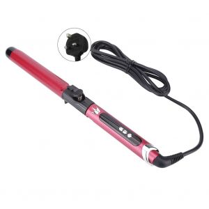 Fer A Boucler Rotatif Lcd Pour Salon De Coiffure (Rose 28 Mm) (110-240 V) Prise Britannique - Neuf