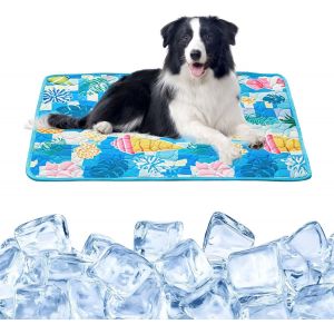Tapis Rafraîchissant Pour Chien Et Chat-100 X 70 Cm-Tapis Rafraîchissant Pour Chien Et Chat-Tapis Auto-Rafraîchissant Pour Animaux De Compagnie-Coussin Rafraîchissant D'été Pour L'intérieur.[X186] - Neuf