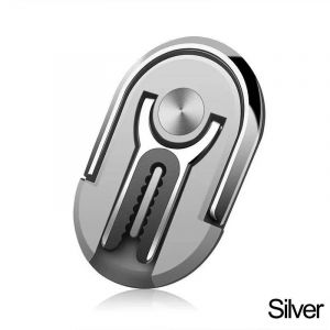 Support Universel De Bague En M&eacute;tal,Poign&eacute;e Rotative &Agrave; 360 Degr&eacute;s Pour Support De T&eacute;l&eacute;phone Portable,Autocollant Arri&egrave;re De T&eacute;l&eacute;phone,Support De T&eacute;l&eacute;phone-B Silvery- - Neuf