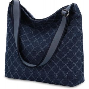 RFCBC-Sac Bandoulière Femme Sac a Main Femme avec Sangle Réglable Sac Fourre Tout Femme pour Voyages Scolaires Travail - Neuf