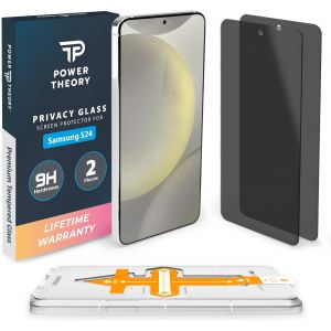 LORANKA-Lot de 2 films de protection d'&eacute;cran en verre pour Samsung Galaxy S24 - Film de protection d'&eacute;cran ultra en verre 9H - R&eacute;sistance &agrave; la rupture - Installation sans bulles et installation - Neuf