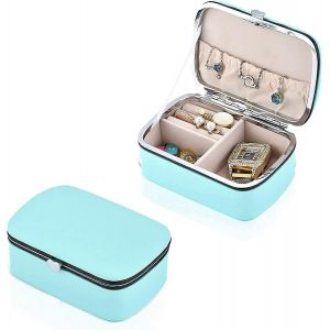 Boîte à bijoux,Mini boîte à bijoux,Boîte à bijoux de voyage,Petite boîte à bijoux,Boîte à bijoux femme,Organi - Neuf