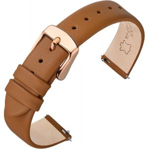 Bracelet De Montre En Cuir V&eacute;ritable Pour Homme Femme, D&eacute;gagement Rapide, Bande De Remplacement 12mm 13mm 14mm 16mm 18mm 20mm 22mm - Neuf