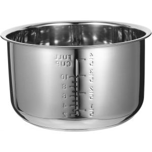 Subzonal-Cuve Inox 5l Pour Cuiseur &Agrave; Riz &Eacute;lectrique Pot Int&eacute;rieur Antiadh&eacute;sif Remplacement Polyvalent Avec Graduation Id&eacute;al Pour Cuisine Familiale Et R&eacute;unions - Neuf