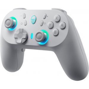 G50s 1000hz Manette Switch Sans Fil Pour Windows Pc/Switch/Ios/Android, Manette Pc Avec Joysticks Et Gâchettes À Effet Hall, Gyroscope,6 Boutons Programmables, Blanc - Neuf