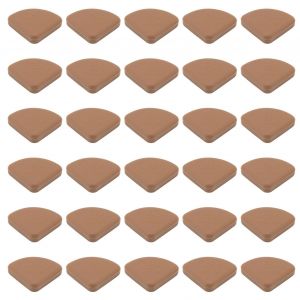 Lot De 30 Protections De Bord De Meubles En Silicone Souple Et Mince Pour Enfants Et Nourrissons, Marron - Neuf