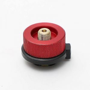 Connecteur De R&eacute;chaud De Camping,2 Pcs Adaptateur De Gaz De Camping,Adaptateur De Bouteille De Gaz,Connecteur De R&eacute;chaud Pour R&eacute;chaud De Br&ucirc;leur De R&eacute;chaud De Camping (Rouge) - Neuf