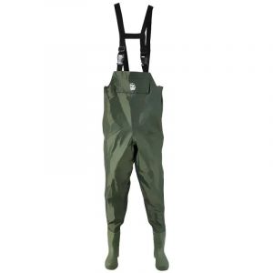 Waders &Eacute;tanche Poche Ventrale Semelles Crant&eacute;es Nylon Pvc 39 &Agrave; 48 - Neuf