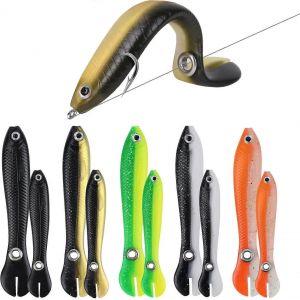 Leurre De P&ecirc;che Bionique,10pcs Kit De Leurres De P&ecirc;che Bioniques Doux Cr&eacute;atif R&eacute;aliste Peut Rebondir Accessoire De P&ecirc;che Pour L'eau Douce Et L'eau Sal&eacute;e,Adapt&eacute; - Neuf