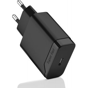 Cloudds-Prise Chargeur Rapide Type C 25w Pour Samsung Galaxy S25 S24 S23 S22 A22 S21 S20 Fe/Plus/Ultra A16 A06 A15 A25 A35 A55 A54 A05s 5g Embout Secteur Téléphone Portable Quick Charge Adaptateur Bl - Neuf