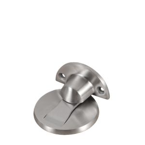 But&eacute;e de porte magn&eacute;tique invisible en acier inoxydable 304 avec adh&eacute;sif 3M et vis Argent - Neuf