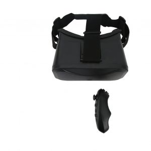Casque de realite virtuelle 3D avec 3 sangles d'epaule reglables pour android et iOS (ecran 4,56 pouces) (lunettes V7 Y1, poignee noire) - Neuf