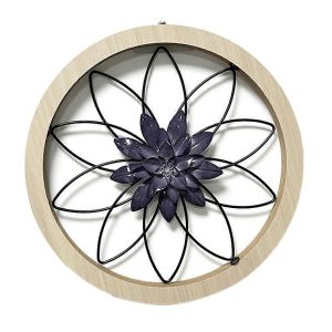 1pcs Décoration murale rustique ultra-épaisse,pour l'extérieur,chambre à coucher violet - Neuf