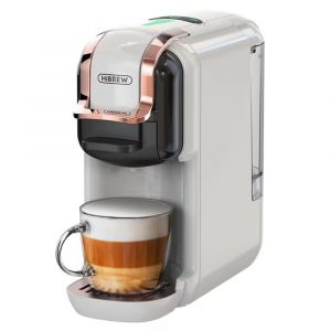 HIBREW H2B Machine &agrave; Caf&eacute; Blanc Multi Capsules, Programmable, 19 Bars - Neuf