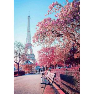Ayuhr-Diy 5d Diamant Peinture Kits Plein Forage Ronde Cristal Strass Image Arts Artisanat Pour La Maison Décoration Murale Cadeau 30x40 Cm (Tour Eiffel) - Neuf