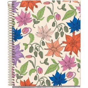 Cahier A5, 4 Bandes De Couleurs, Quadrillage 5 X 5 Mm, 120 Feuilles De 70 G/M², Carnet À Spirales, Cahier Quadrillé - Neuf