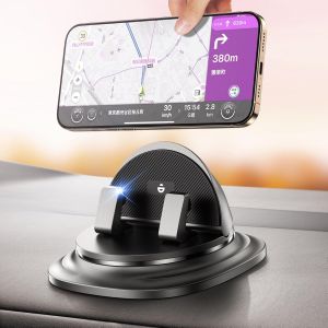 Kalanka-Support De Téléphone De Voiture Pour Tableau De Bord Avec Rotation À 360 ° Et 23,5 ° - Design À Ressort Réglable - Antidérapant - Support De Téléphone De Voiture Réglable - Neuf