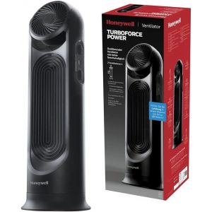 ventilateur TurboForce Power (fonctionnement silencieux pour rafraîchissement, inclinaison variable à 90°, 3 vitesses, option de fixation murale, ventilateur de table) HT900 - Neuf