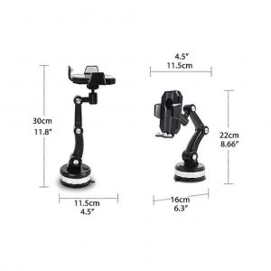 Super Adsorption Support De T&eacute;l&eacute;phone De Voiture Rotatif Support De T&eacute;l&eacute;phone Portable Pour Voiture Puits De Lumi&egrave;re Tableau De Bord Pare-Brise Pince Mains Libres Support De T&eacute;l&eacute;phone Portable - Neuf