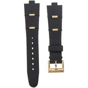 Bnhgc-Gozar Bracelet De Montre De Bande De Montre De Gel D'or Et De Rose D'or De Rose Pour La Montre, Or, 22mm - Neuf