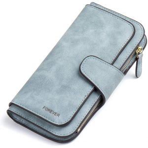 CAUC-Portefeuille Femme Grande Capacite Femme Portefeuille PU Cuir Porte-Monnaie - Neuf