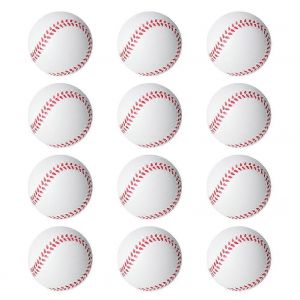 12PCS 6.3CM Enfants Aire De Jeux Full Core Soft EVA Balle &Eacute;lastique R&eacute;duire La Pression Stress Enfant JouetBaseball - Neuf