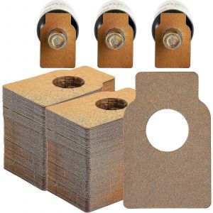 200 étiquettes de bouteille de vin,étiquettes de cave à vin en papier kraft,étiquettes cadeaux de col de bouteille unies réutilisables personnalisées pour le champagne - Neuf
