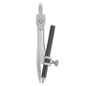 Boussole Professionnelle Pour La Géométrie Boussole De Précision Avec Porte-Crayon Pour Le Dessin Mathématique - Neuf