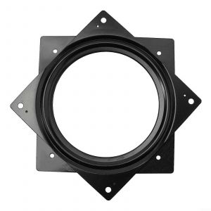 Plateau tournant robuste a 360&deg; avec base pivotante, en metal galvanise, pour bureau et table, 15 cm (6 pouces). - Neuf