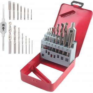 Lot de 15 tarauds pour machine HSS M3-M12,tarauds &agrave; carotter,tarauds avec porte-tarauds,tarauds m&eacute;caniques - Neuf