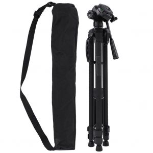 Trepied telescopique pliable en alliage d'aluminium avec tete panoramique pour appareil photo numerique reflex numerique WT3540 - Neuf
