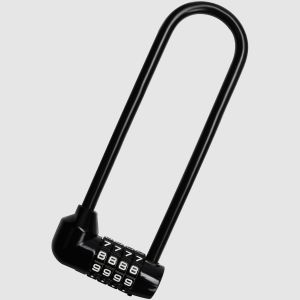 Chenquansarl-Antivol Velo Code À 4 Chiffres - 16 Cm Avec Longue Anse - Antivol Vélo Étanche Avec Code Réinitialisable - Antivol Trotinette Electrique, Portails, Vtt, Sport, École, Hangar Et Casiers - Neuf