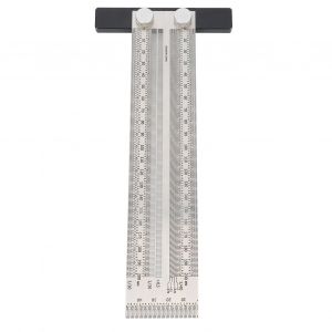 XYONG Regle de ligne en acier inoxydable, outil de marquage precis pour charpentier, 200 mm - Neuf